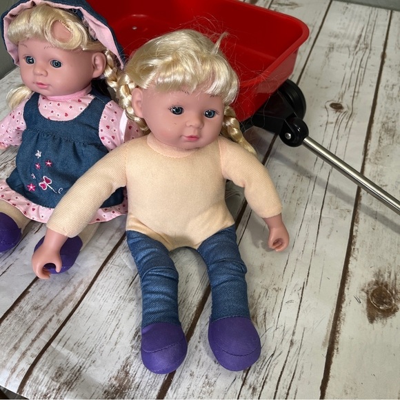 Doll and toy doll wagon - Picture 5 of 8